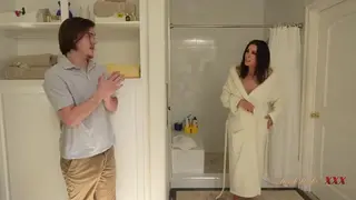 Aunt Shower Porn - Aunt Judy's - Shay Sights Catches Her Nephew Spying on Her Getting out of  the Shower - Taboo Tube XXX